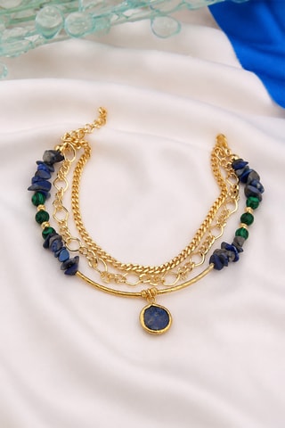 Chaîne de cheville - Lapis-lazuli