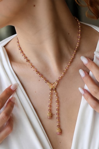 Collier - Quartz et zircons