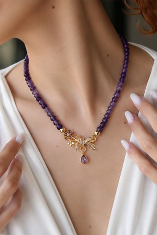 Collier - Améthystes