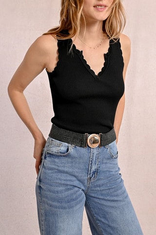 Camiseta de tirantes - Negro