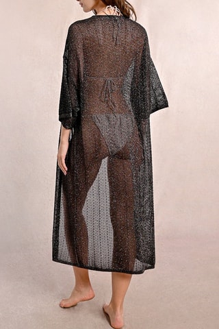 Kimono de playa - Negro