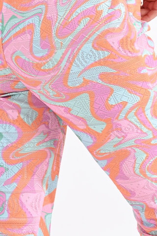 Pantalón - Naranja y verde agua - Lili Sidonio