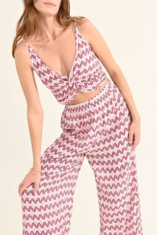 Pantalón de tiro alto - Rosa - Molly Bracken