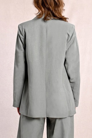 Chaqueta de lino - Verde