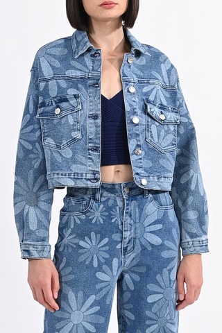 Chaqueta vaquera - Azul cobalto - Lili Sidonio