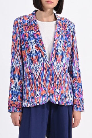 Chaqueta - Azul y naranja - Lili Sidonio