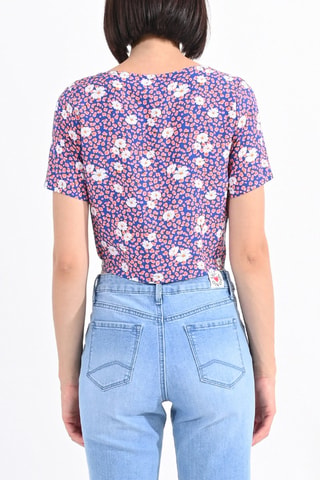 Crop top - Azul marino - Lili Sidonio