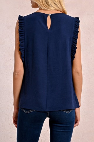 Top - Azul marino