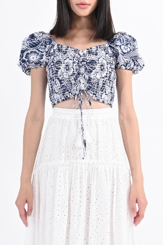 Crop top - Azul - Lili Sidonio