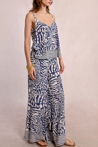 Top - Azul marino