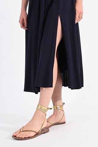 Vestido midi - Azul noche - Molly Bracken