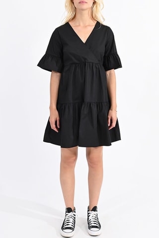 Vestido avolantado - Negro - Molly Bracken