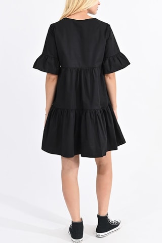 Vestido avolantado - Negro - Molly Bracken