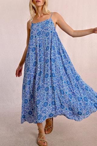 Vestido largo - Azul