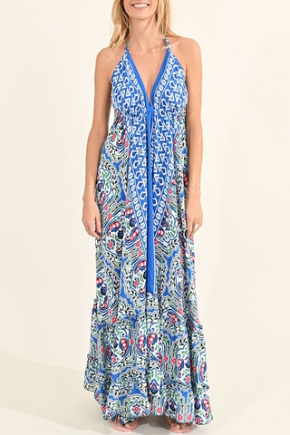 Vestido largo - Azul cobalto - Molly Bracken