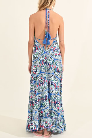 Vestido largo - Azul cobalto - Molly Bracken