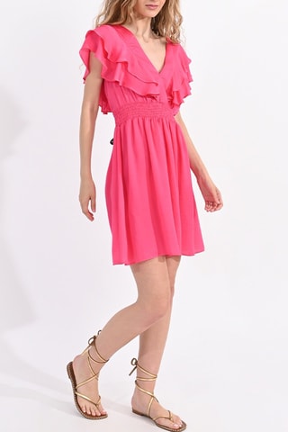 Vestido evasé - Fucsia - Lili Sidonio