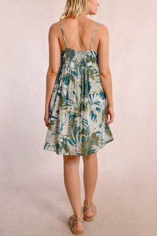 Vestido recto - Caqui