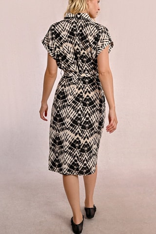 Vestido camisero - Beige