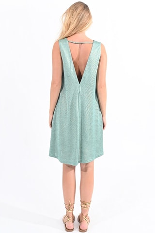 Vestido trapecio - Verde esmeralda - Molly Bracken