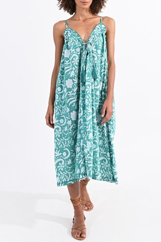 Vestido midi - Turquesa - Molly Bracken