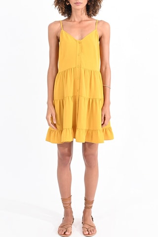 Vestido evasé - Mostaza - Molly Bracken