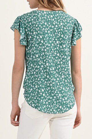 Camisa anudada - Verde claro - Molly Bracken