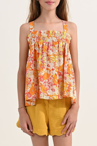 Blusa - Naranja y amarillo - Molly Girl
