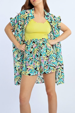 Short - Verde y negro