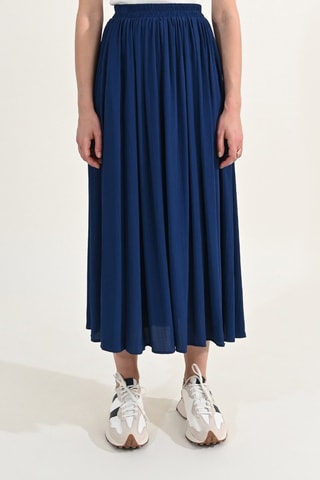 Falda plisada - Azul marino - Molly Bracken