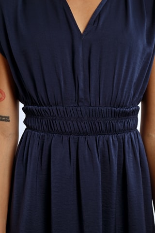 Vestido evasé - Azul marino