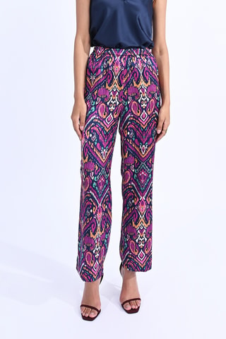 Pantalón - Fucsia y azul marino - Molly Bracken