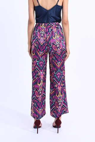 Pantalón - Fucsia y azul marino - Molly Bracken