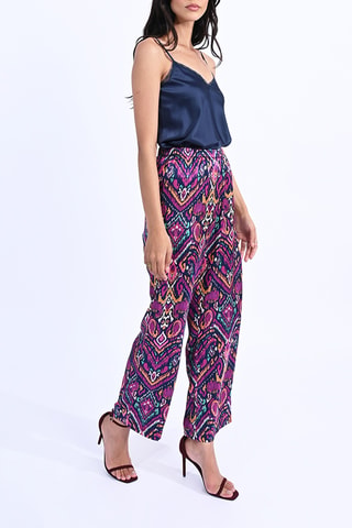 Pantalón - Fucsia y azul marino - Molly Bracken