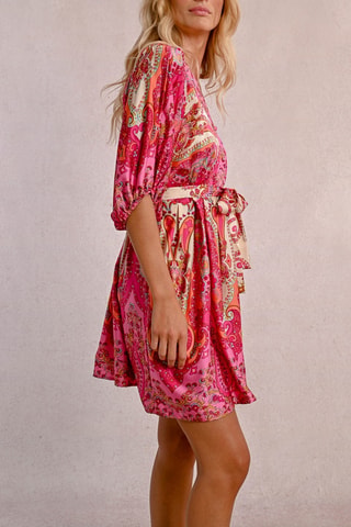Vestido recto - Rosa