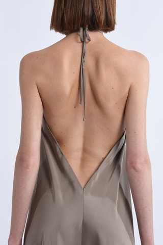 Vestido largo - Caqui