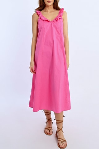 Vestido midi - Rosa