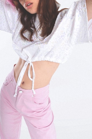 Crop top 
Blanco - Lili Sidonio