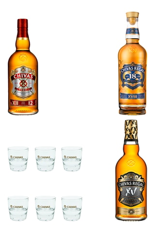 Chivas Regal 12 ans - 70 cl, 	Chivas Regal 15 ans - 70 cl et 