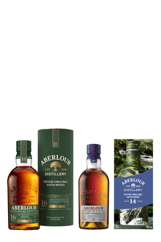 1 x Aberlour 14 ans Whisky Ecossais Single Malt - 70 cl et 1 x Aberlour 16 ans Whisky Ecossais Single Malt - 70 cl