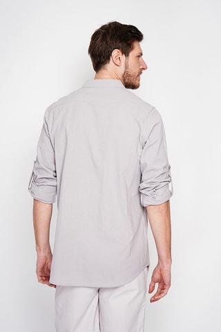 Camisa de lino - Gris