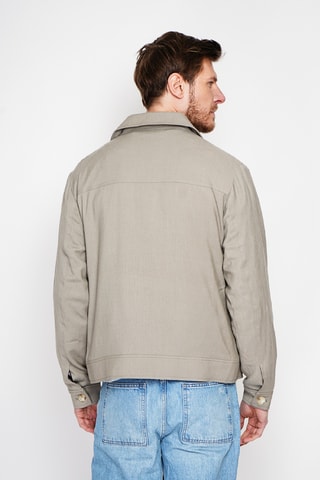 Chaqueta de lino - Caqui