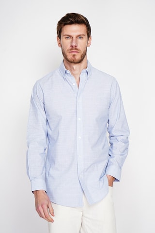 Camisa de lino - Azul marino