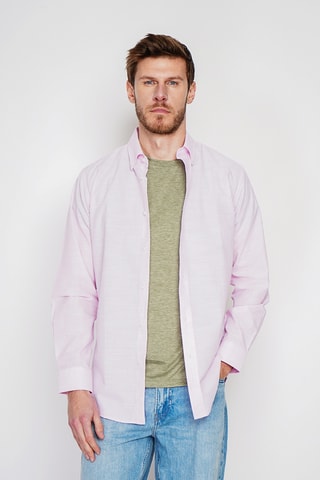 Camisa de lino - Rosa