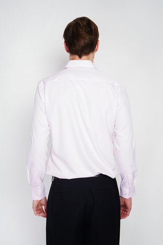 Camisa recta de bambú - Rosa