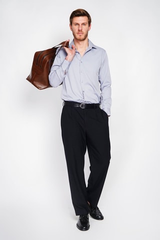 Camisa recta de bambú - Gris