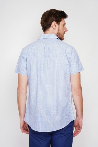 Camisa de lino - Azul marino