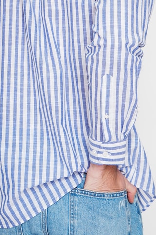 Camisa de lino - Azul marino