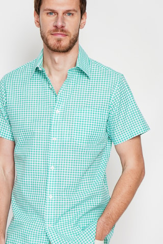 Camisa de lino - Verde