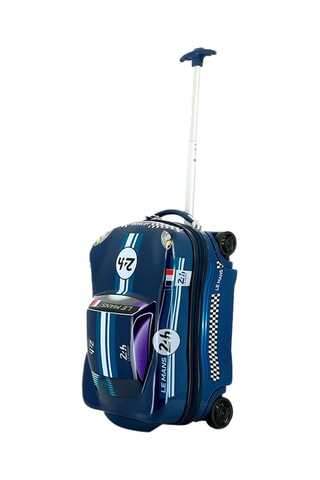 Maleta infantil 24H Bolide - 50 cm  - Azul